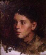 Frank Duveneck Head of a Young Girl Germany oil painting artist